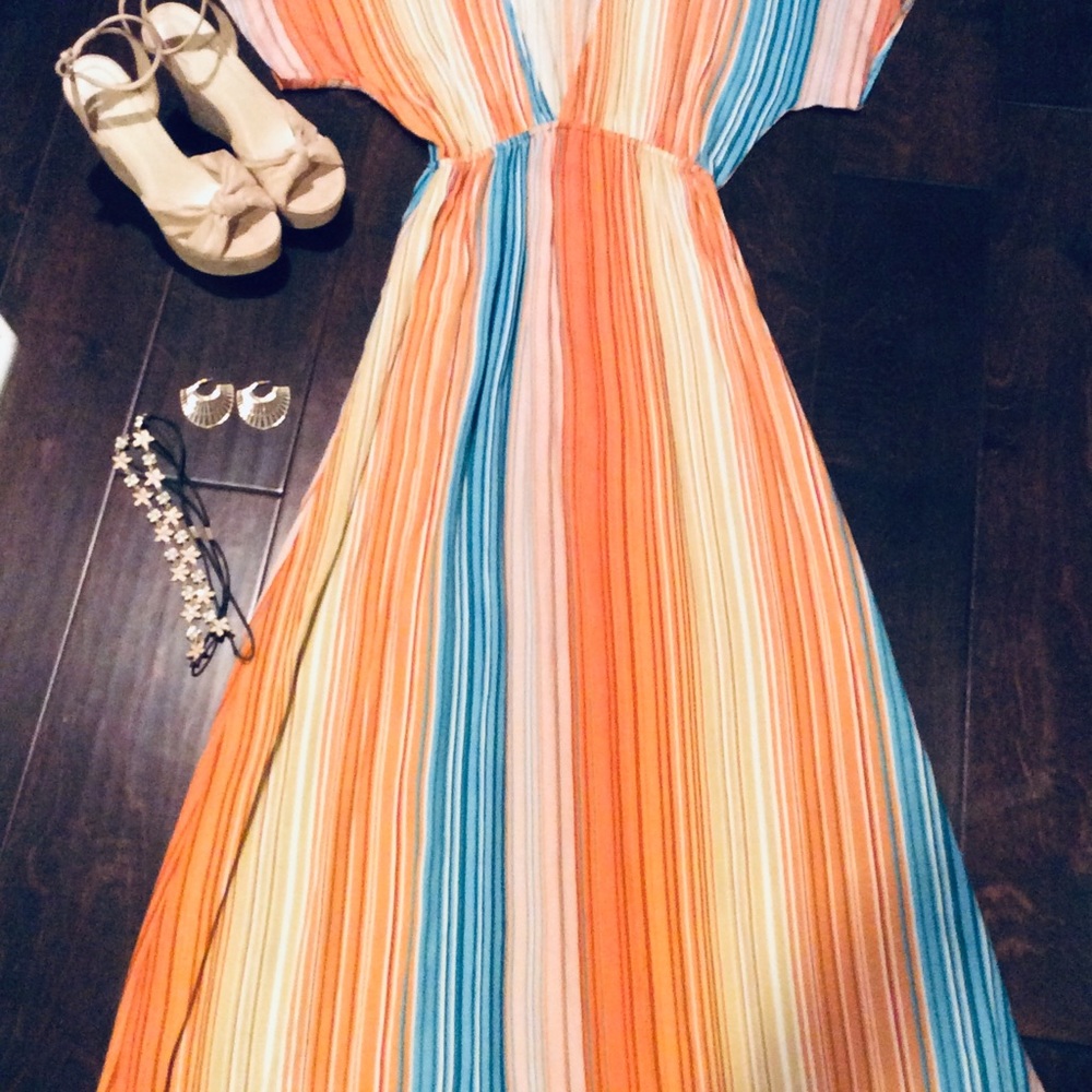 Long colorful dress